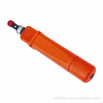 Impact Punch Down Tool with 110 blades, Sized 18 x 3 x 3cm, Suitable for Telecom Cable